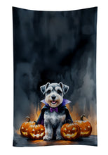 Load image into Gallery viewer, Schnauzer Puppy Halloween Kitchen Towel