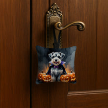 Load image into Gallery viewer, Schnauzer Puppy Halloween Mini Hanging Pillow Ornament 3.5 × 3.5