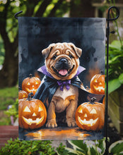 Load image into Gallery viewer, Shar Pei Puppy Halloween Garden Flag