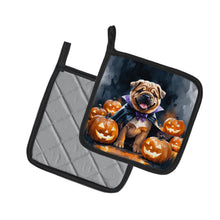 Load image into Gallery viewer, Shar Pei Puppy Halloween Pair of Pot Holders