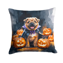 Load image into Gallery viewer, Shar Pei Puppy Halloween Throw Pillow