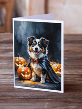 Load image into Gallery viewer, Sheltie Puppy Halloween Greeting Cards Pack of 8