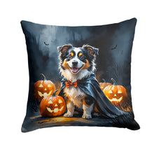 Load image into Gallery viewer, Sheltie Puppy Halloween Throw Pillow