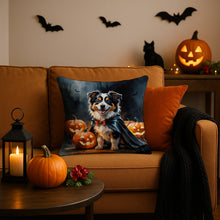 Load image into Gallery viewer, Sheltie Puppy Halloween Throw Pillow