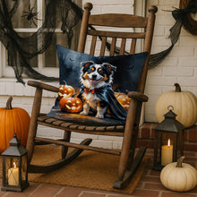 Load image into Gallery viewer, Sheltie Puppy Halloween Throw Pillow