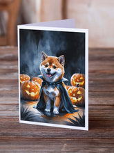 Load image into Gallery viewer, Shiba Inu Puppy Halloween Greeting Cards Pack of 8