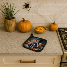Load image into Gallery viewer, Shiba Inu Puppy Halloween Pair of Pot Holders