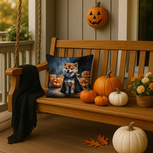 Load image into Gallery viewer, Shiba Inu Puppy Halloween Throw Pillow