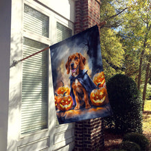 Load image into Gallery viewer, Vizsla Puppy Halloween House Flag
