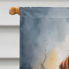 Load image into Gallery viewer, Vizsla Puppy Halloween House Flag