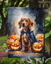Load image into Gallery viewer, Vizsla Puppy Halloween Garden Flag