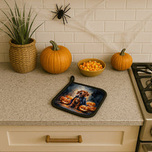 Load image into Gallery viewer, Vizsla Puppy Halloween Pair of Pot Holders