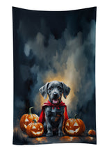 Load image into Gallery viewer, Weimaraner Puppy Halloween Kitchen Towel
