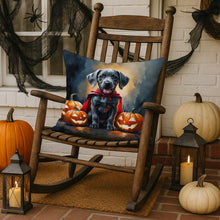 Load image into Gallery viewer, Weimaraner Puppy Halloween Throw Pillow