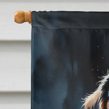 Load image into Gallery viewer, Welsh Springer Spaniel Puppy Halloween House Flag