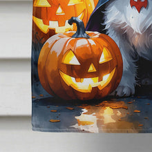 Load image into Gallery viewer, Westie Spaniel Puppy Halloween House Flag