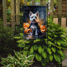 Load image into Gallery viewer, Westie Spaniel Puppy Halloween Garden Flag