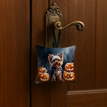 Load image into Gallery viewer, Yorkshire Terrier Puppy Halloween Mini Hanging Pillow Ornament 3.5 × 3.5