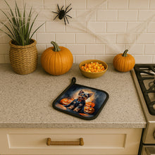 Load image into Gallery viewer, Yorkshire Terrier Yorkie Puppy Halloween Pair of Pot Holders