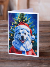 Load image into Gallery viewer, American Eskimo Christmas Greeting Cards Pack of 8