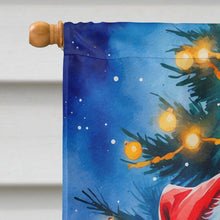Load image into Gallery viewer, Basset Hound Christmas House Flag
