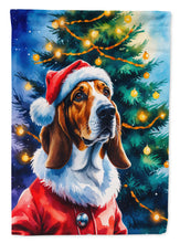 Load image into Gallery viewer, Basset Hound Christmas House Flag