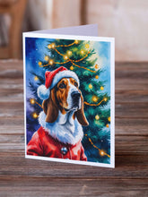 Load image into Gallery viewer, Basset Hound Christmas Greeting Cards Pack of 8