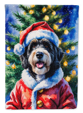 Load image into Gallery viewer, Bernedoodle Christmas Garden Flag
