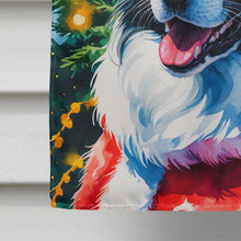 Load image into Gallery viewer, Border Collie Christmas House Flag