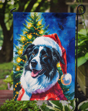Load image into Gallery viewer, Border Collie Christmas Garden Flag