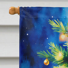 Load image into Gallery viewer, Tricolor Cavalier Spaniel Christmas House Flag