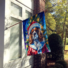 Load image into Gallery viewer, Cavalier Spaniel Christmas House Flag