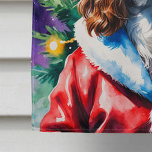 Load image into Gallery viewer, Cavalier Spaniel Christmas House Flag