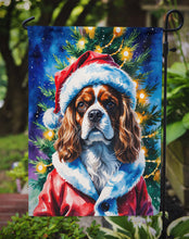 Load image into Gallery viewer, Cavalier Spaniel Christmas Garden Flag