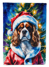 Load image into Gallery viewer, Cavalier Spaniel Christmas Garden Flag