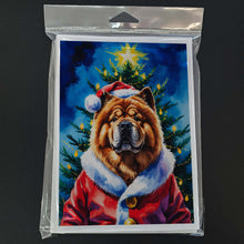 Load image into Gallery viewer, Chow Chow Christmas Greeting Cards Pack of 8