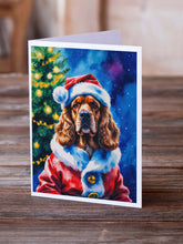 Load image into Gallery viewer, Cocker Spaniel Christmas Greeting Cards Pack of 8