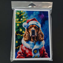 Load image into Gallery viewer, Cocker Spaniel Christmas Greeting Cards Pack of 8