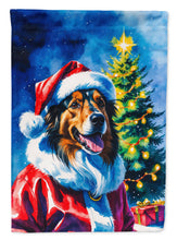 Load image into Gallery viewer, Collie Christmas House Flag