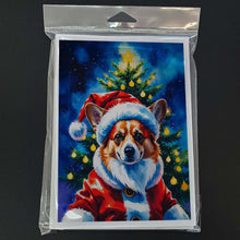 Load image into Gallery viewer, Corgi Christmas Greeting Cards Pack of 8