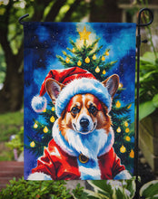Load image into Gallery viewer, Corgi Christmas Garden Flag