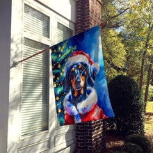 Load image into Gallery viewer, Dachshund Christmas House Flag
