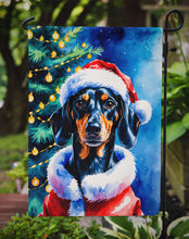 Load image into Gallery viewer, Dachshund Christmas Garden Flag