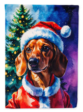 Load image into Gallery viewer, Red Dachshund Christmas Garden Flag