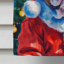 Load image into Gallery viewer, English Bulldog Christmas House Flag