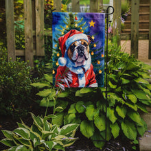 Load image into Gallery viewer, English Bulldog Christmas Garden Flag
