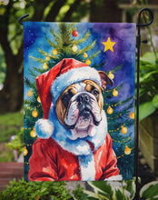 Load image into Gallery viewer, English Bulldog Christmas Garden Flag