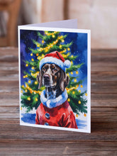 Load image into Gallery viewer, German Shorthaired Pointer Christmas Greeting Cards Pack of 8