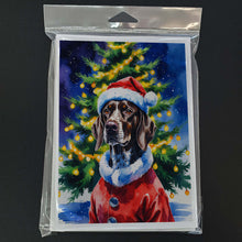 Load image into Gallery viewer, German Shorthaired Pointer Christmas Greeting Cards Pack of 8