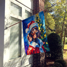 Load image into Gallery viewer, German Wirehaired Pointer Christmas House Flag